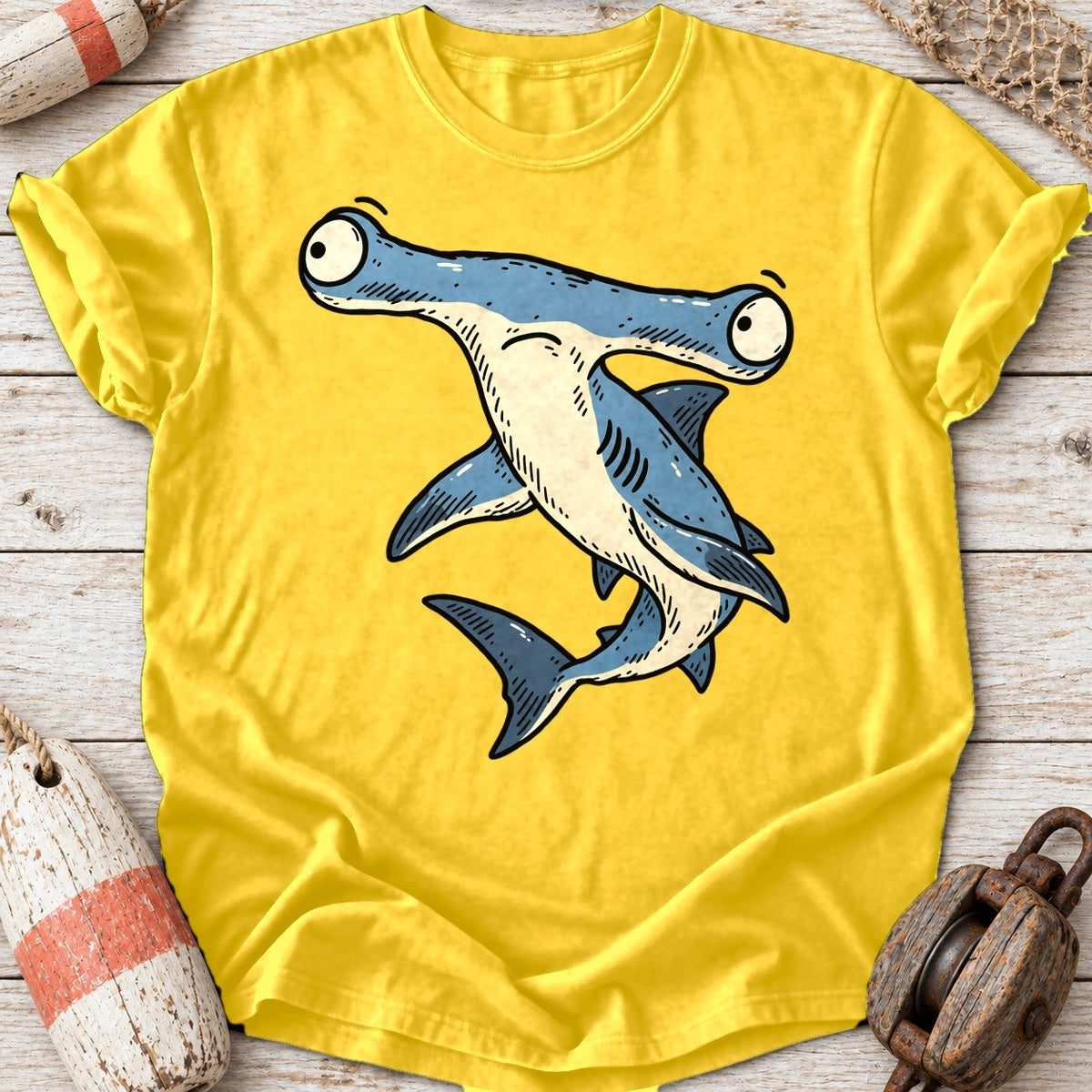 Baffled Hammerhead Shark