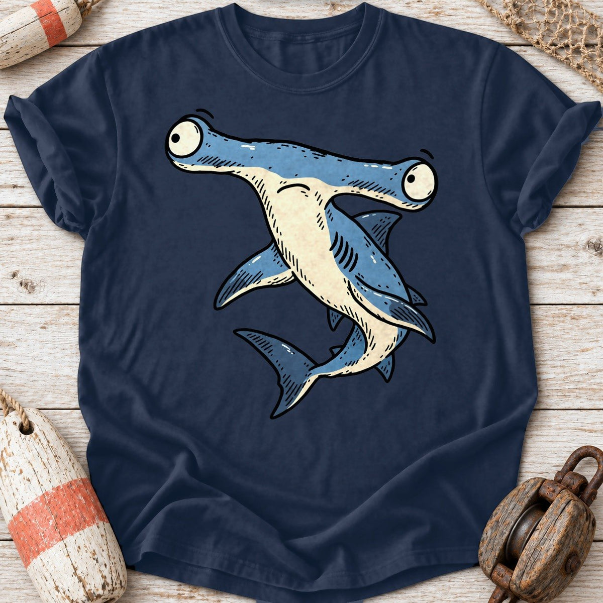 Baffled Hammerhead Shark
