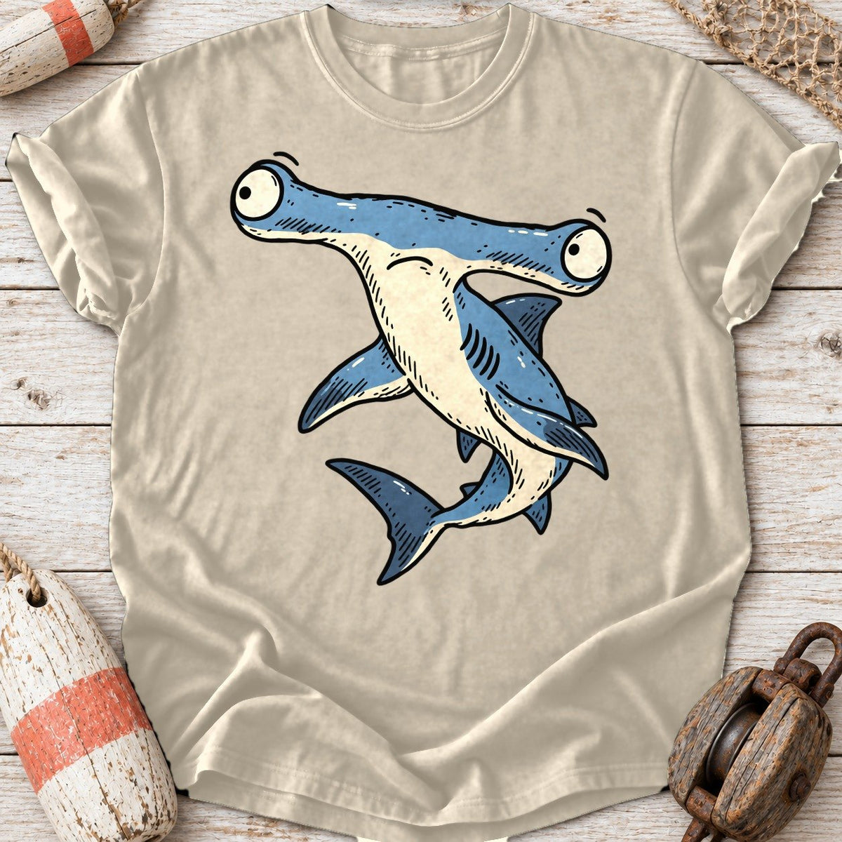 Baffled Hammerhead Shark