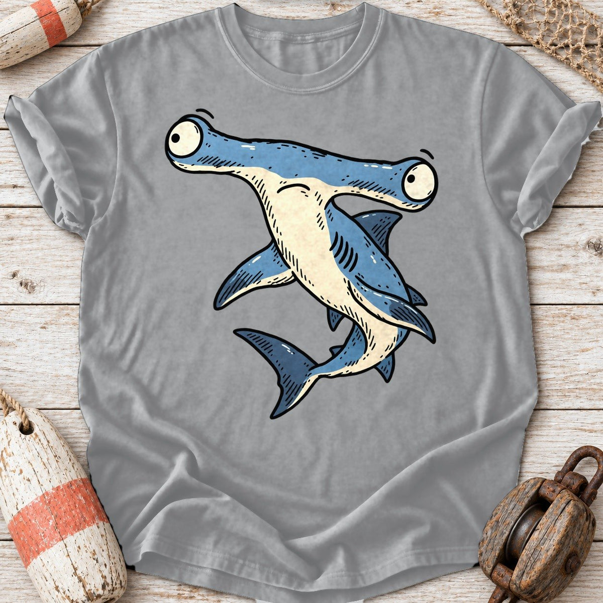 Baffled Hammerhead Shark