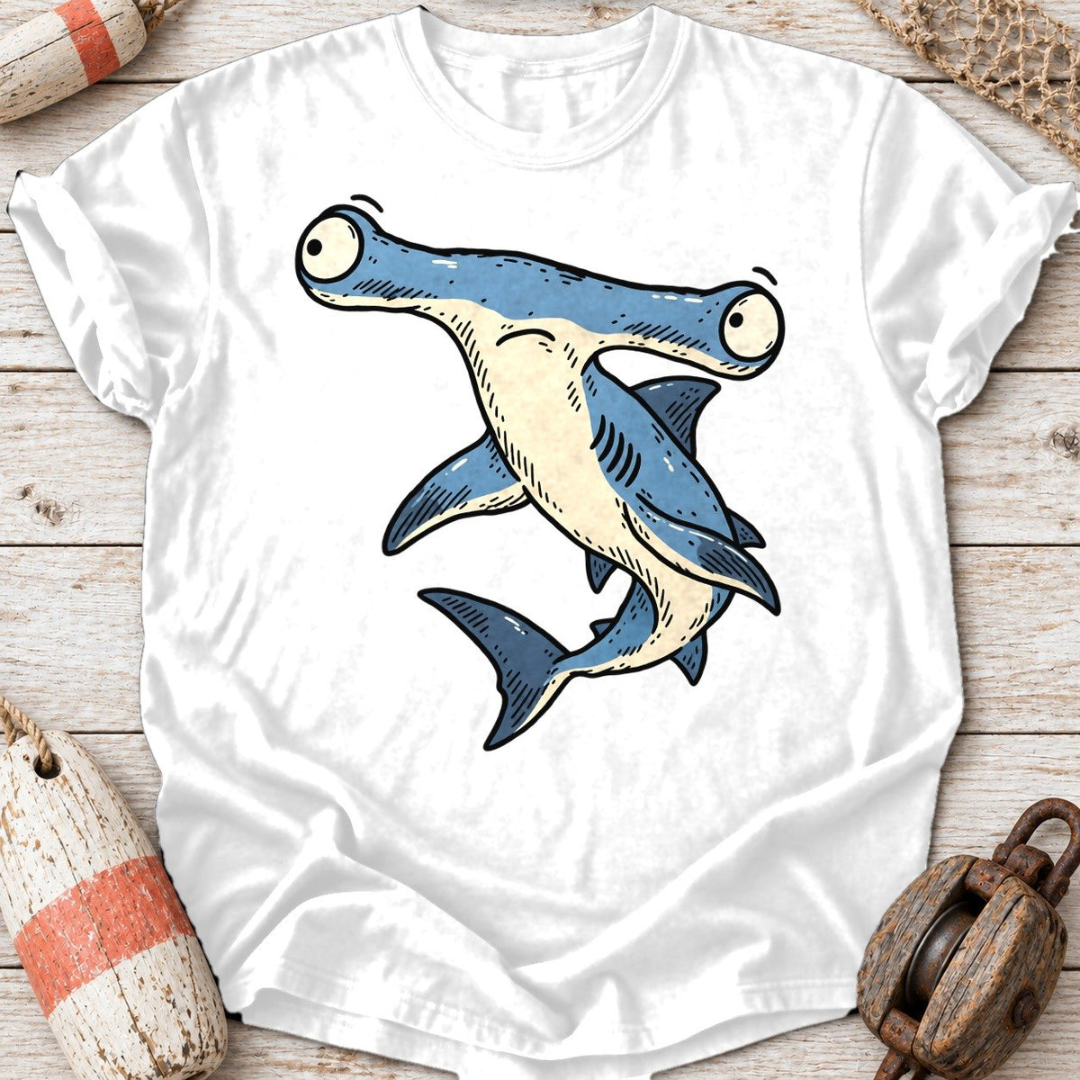 Baffled Hammerhead Shark