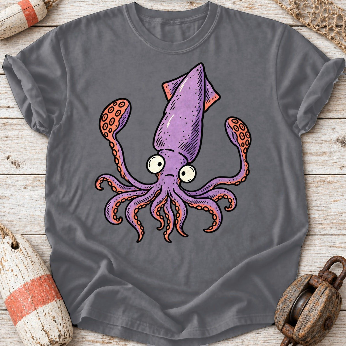 Cute Lavender Squid