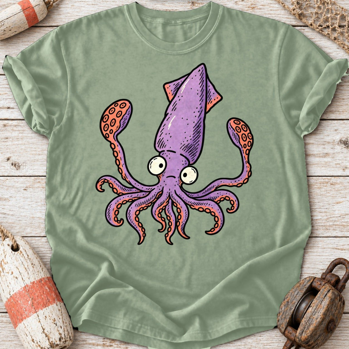 Cute Lavender Squid