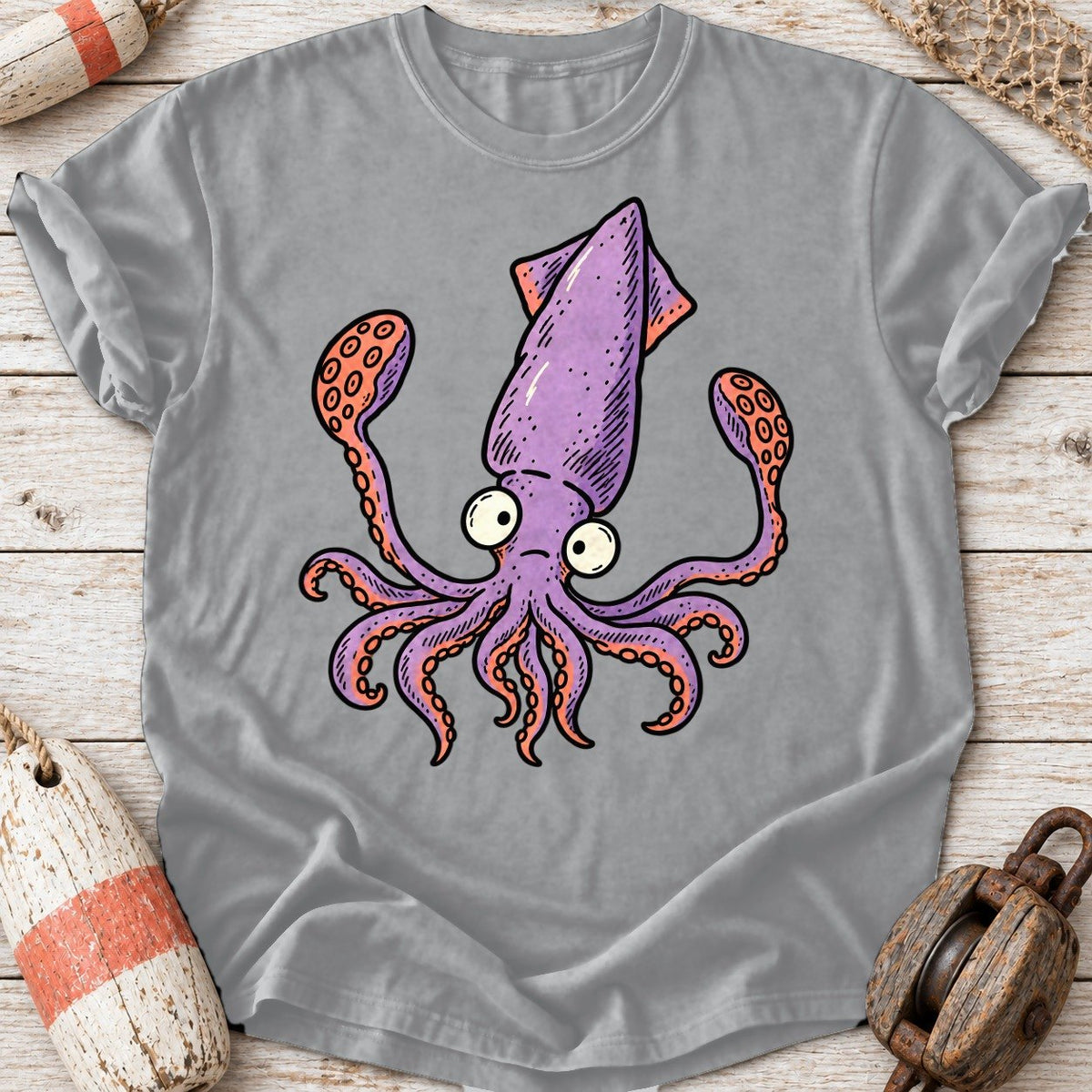 Cute Lavender Squid