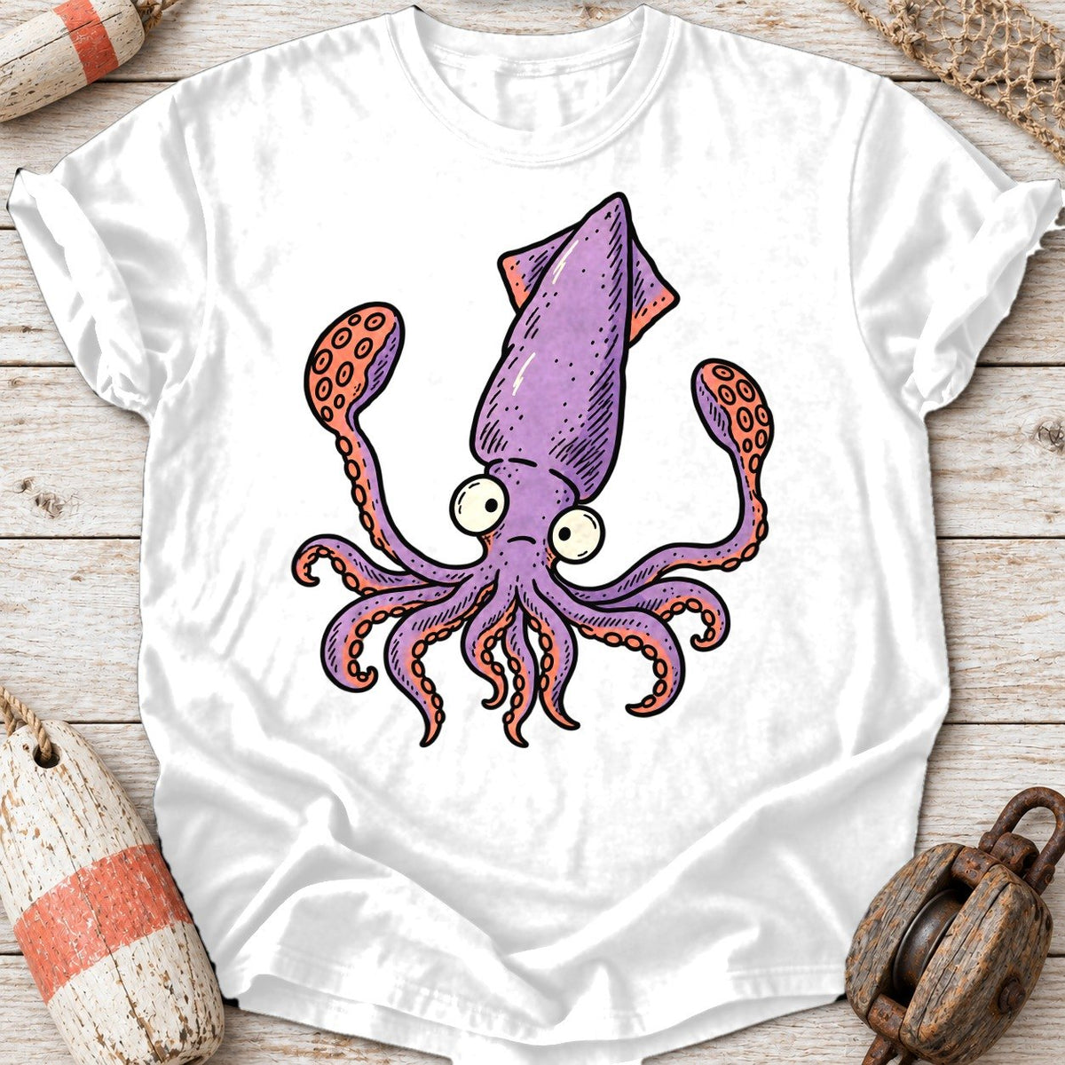 Cute Lavender Squid