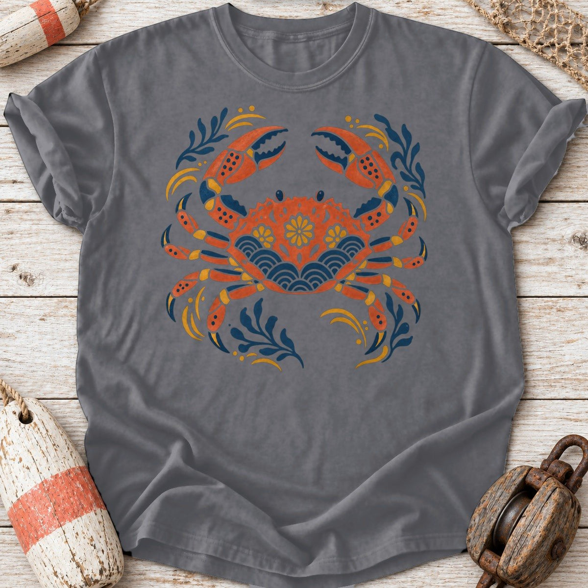 Folk Art Crab