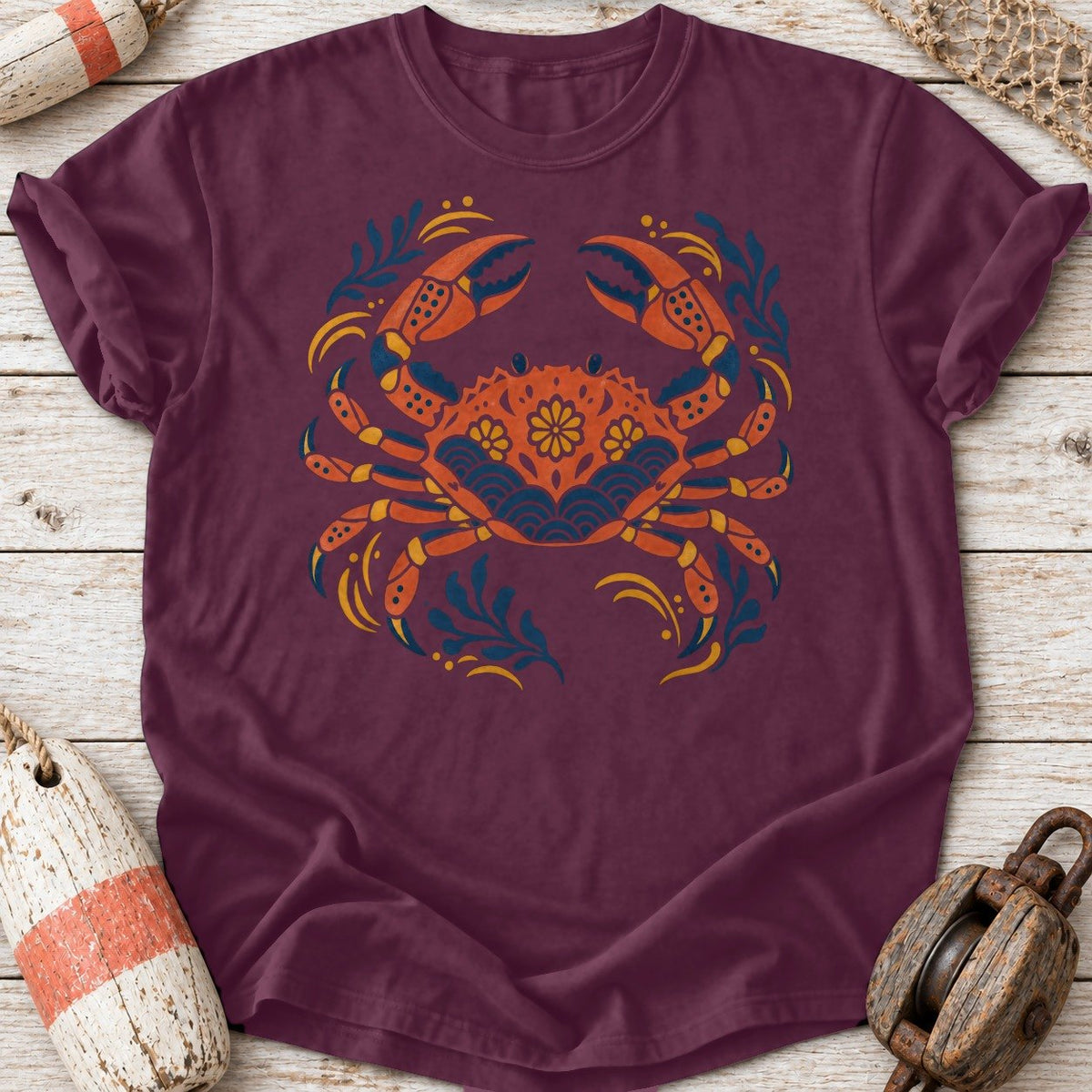 Folk Art Crab