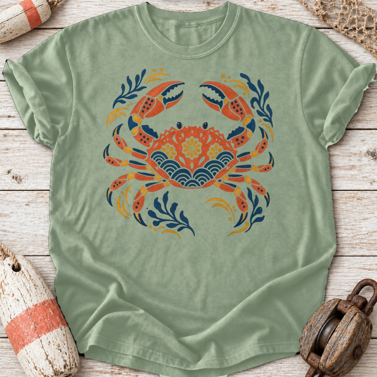 Folk Art Crab