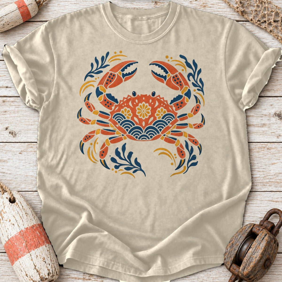Folk Art Crab