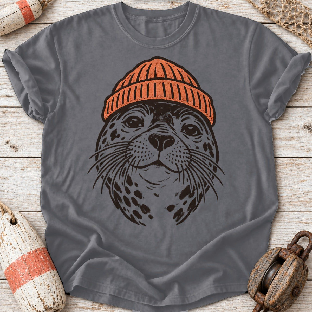 Harbor Seal in Beanie