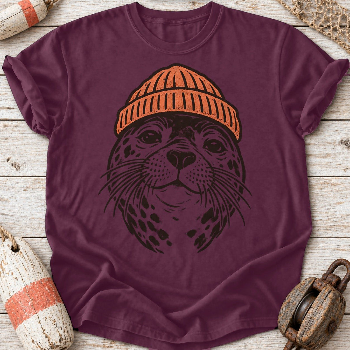 Harbor Seal in Beanie