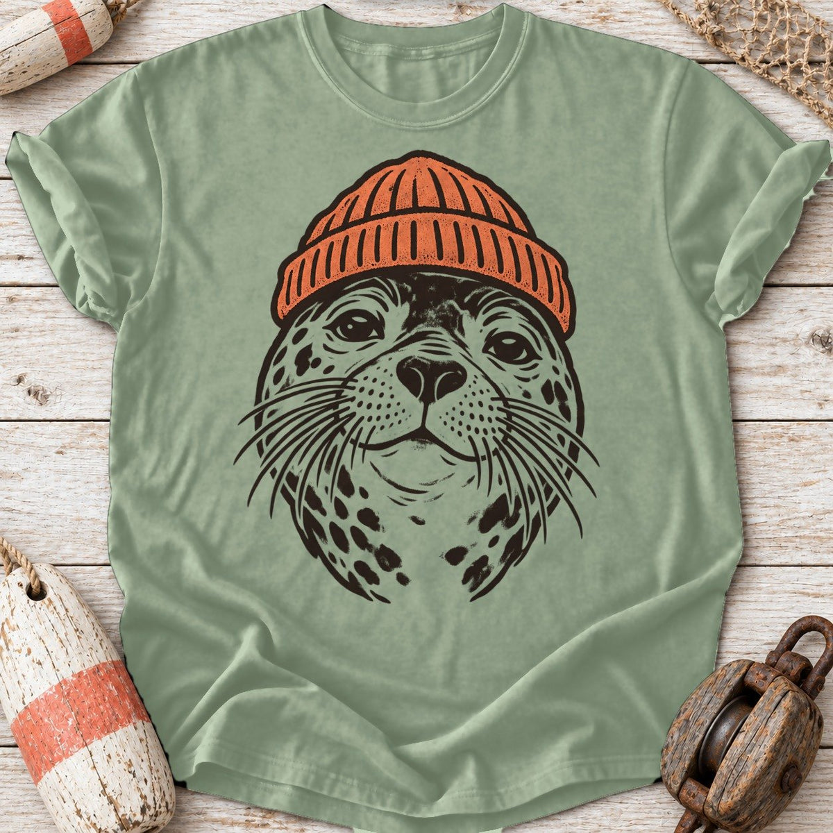 Harbor Seal in Beanie