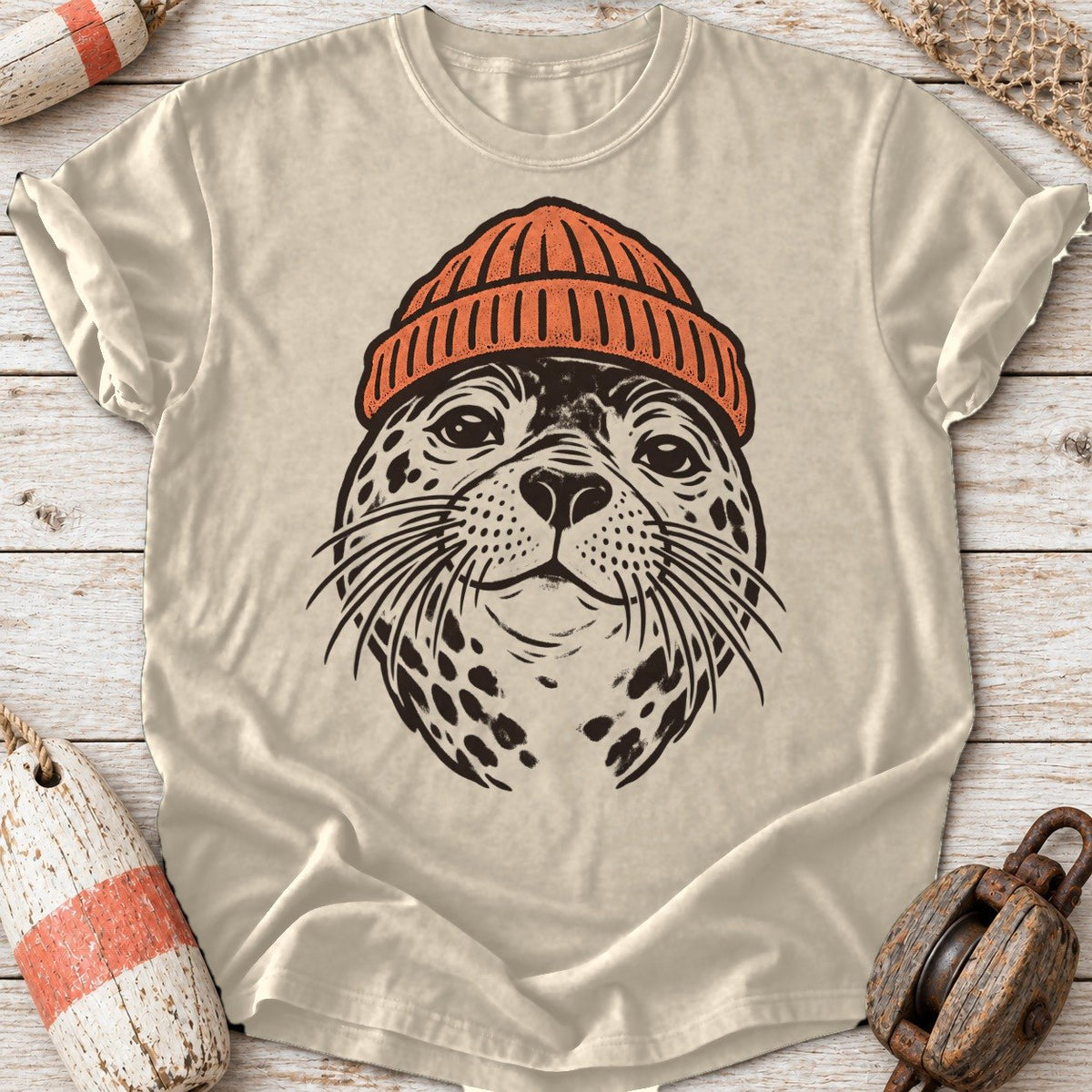 Harbor Seal in Beanie