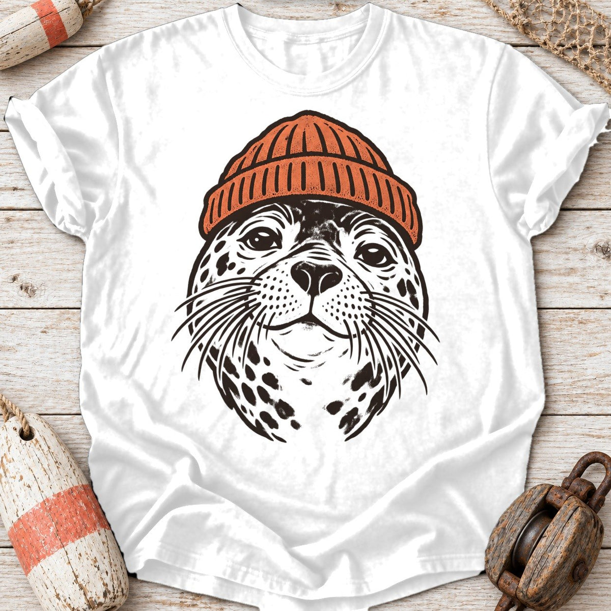 Harbor Seal in Beanie