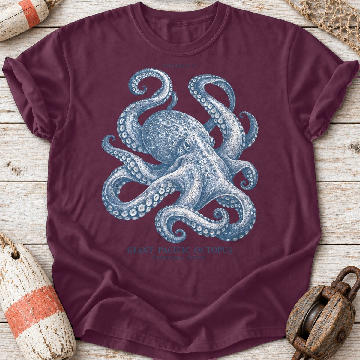 Indigo Octopus Specimen