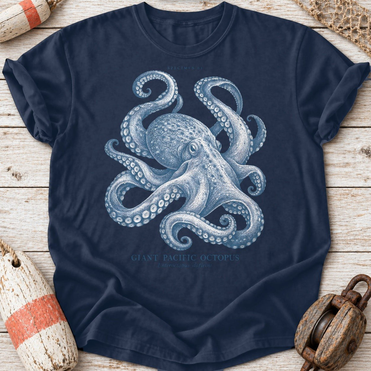 Indigo Octopus Specimen