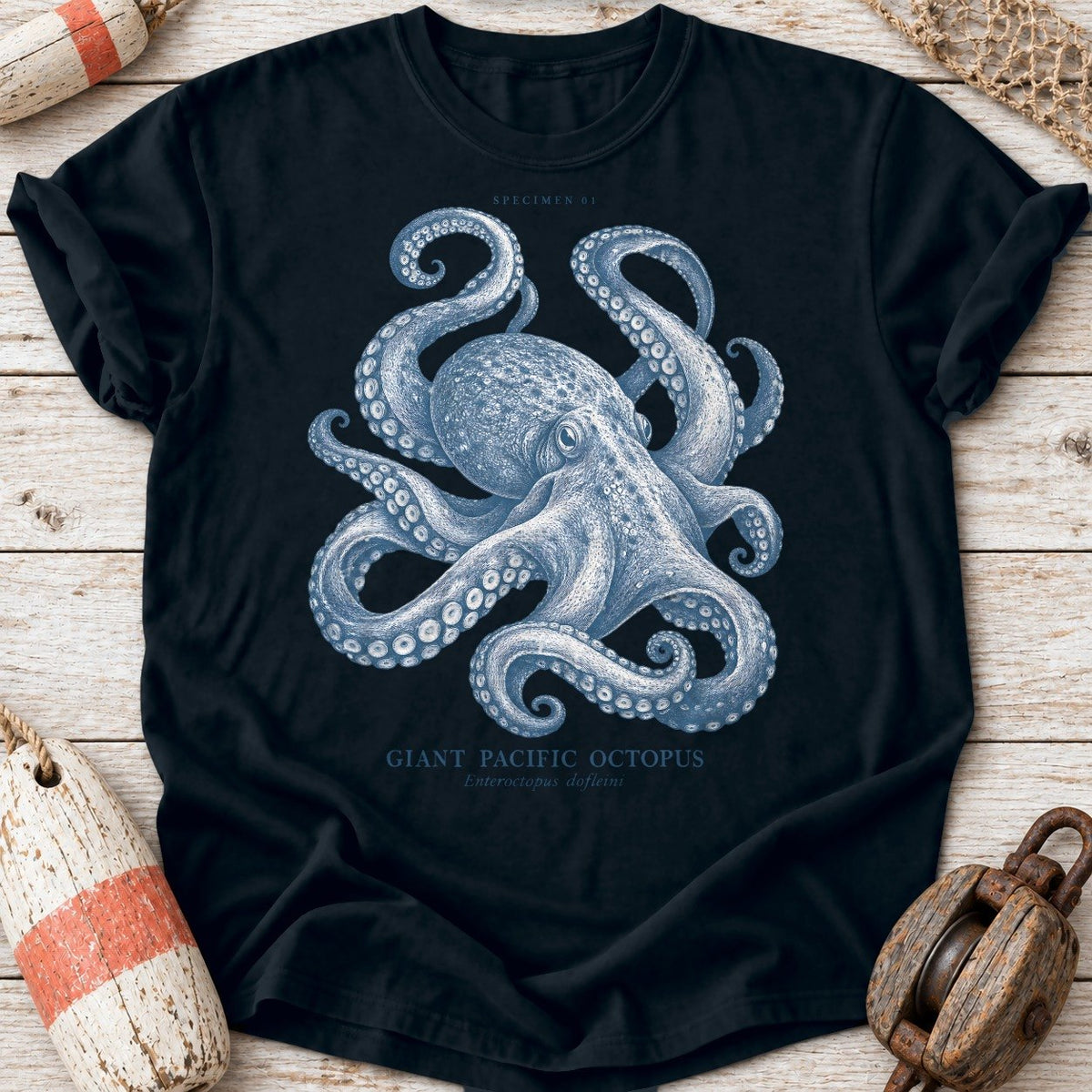 Indigo Octopus Specimen