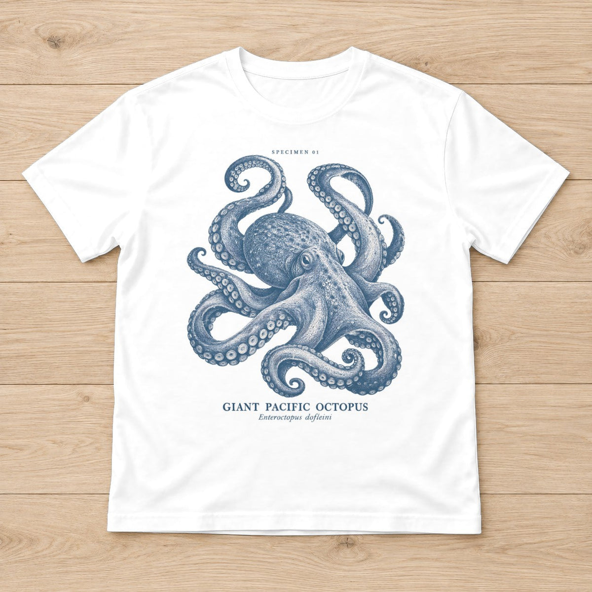 Indigo Octopus Specimen