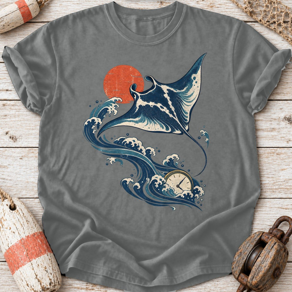 Manta Ray & Pocket Watch