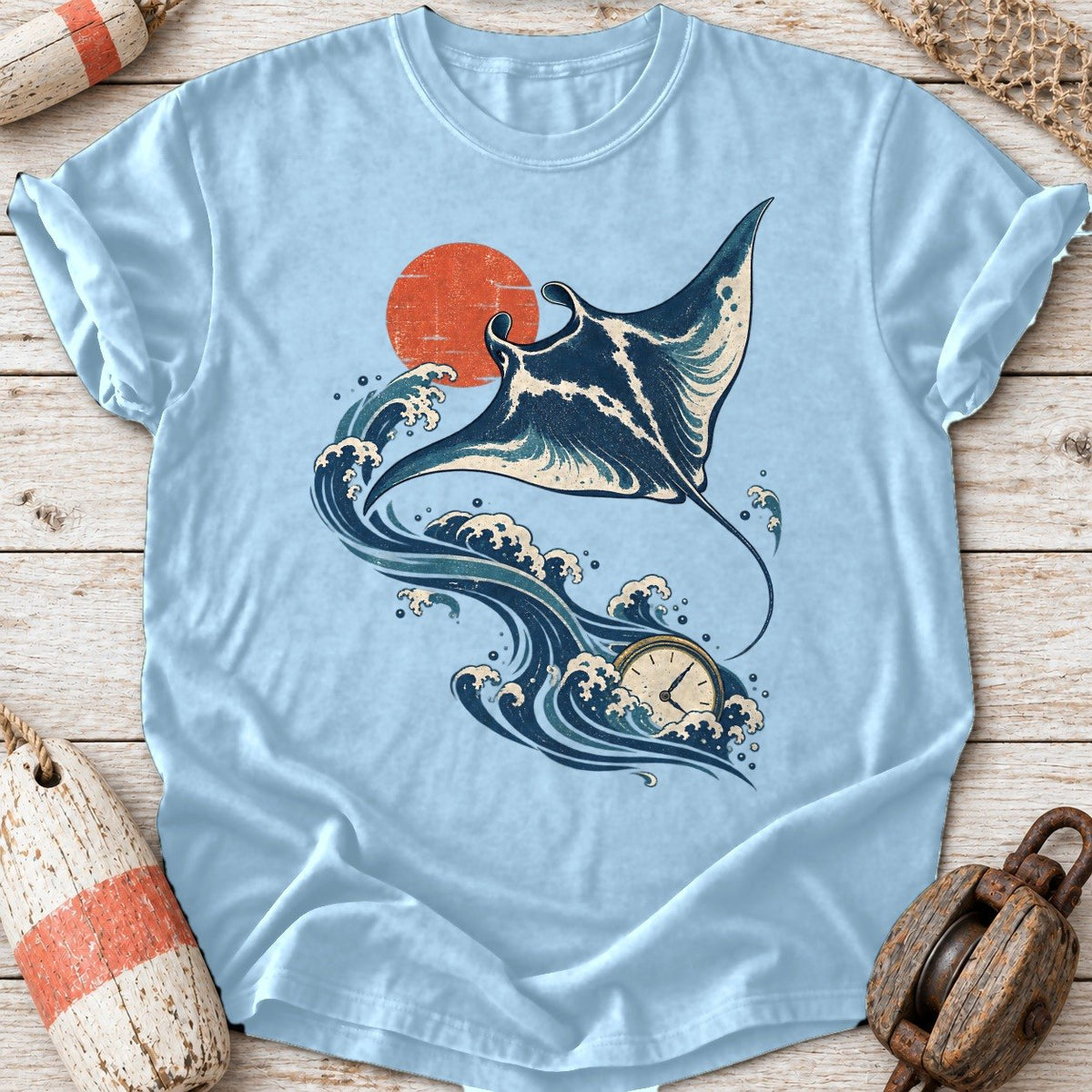 Manta Ray & Pocket Watch