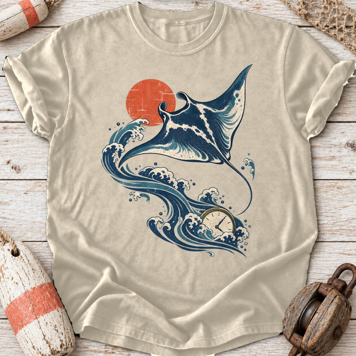Manta Ray & Pocket Watch