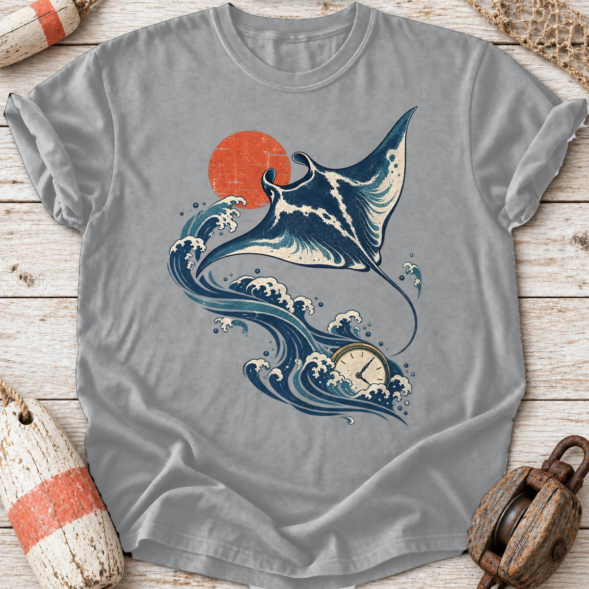 Manta Ray & Pocket Watch