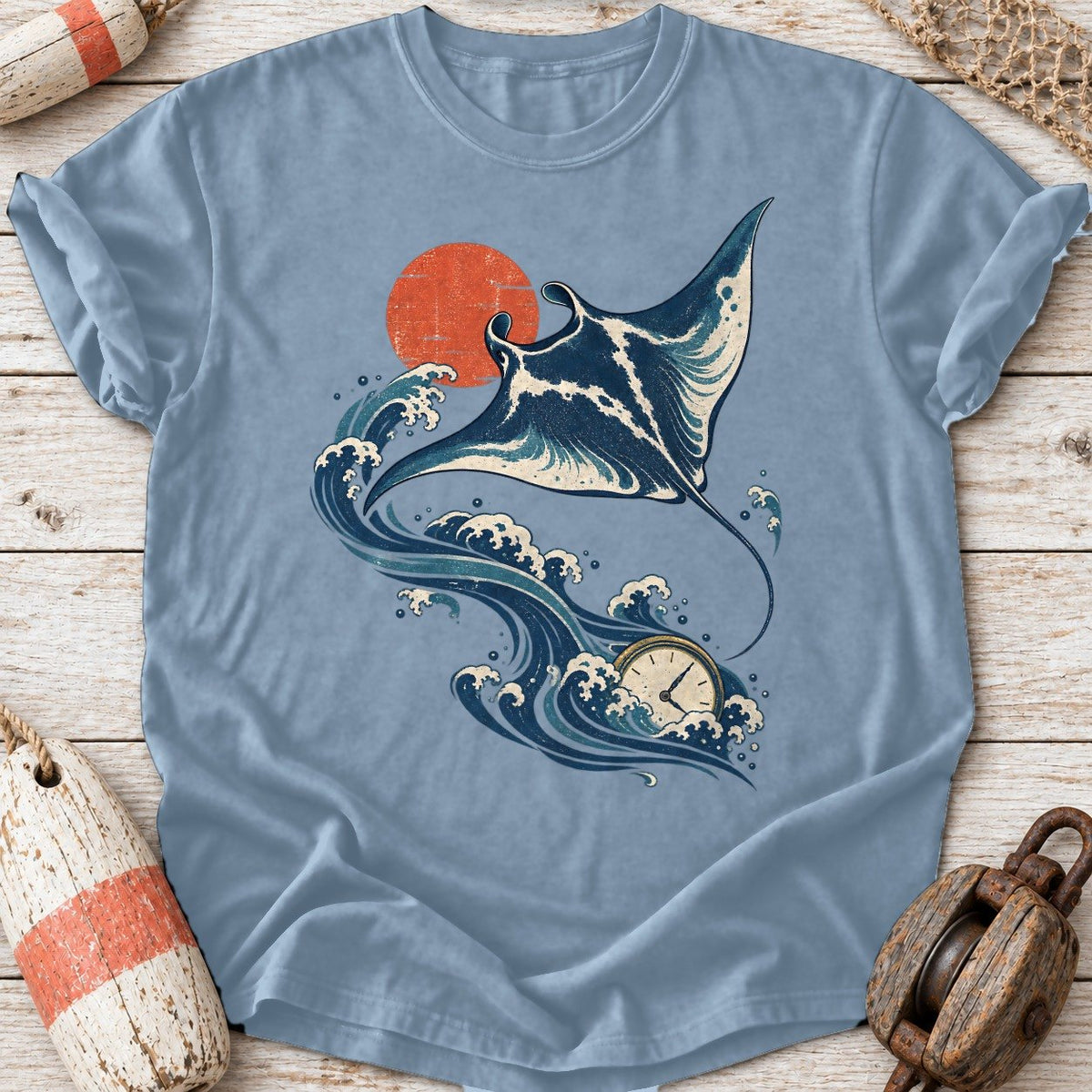 Manta Ray & Pocket Watch