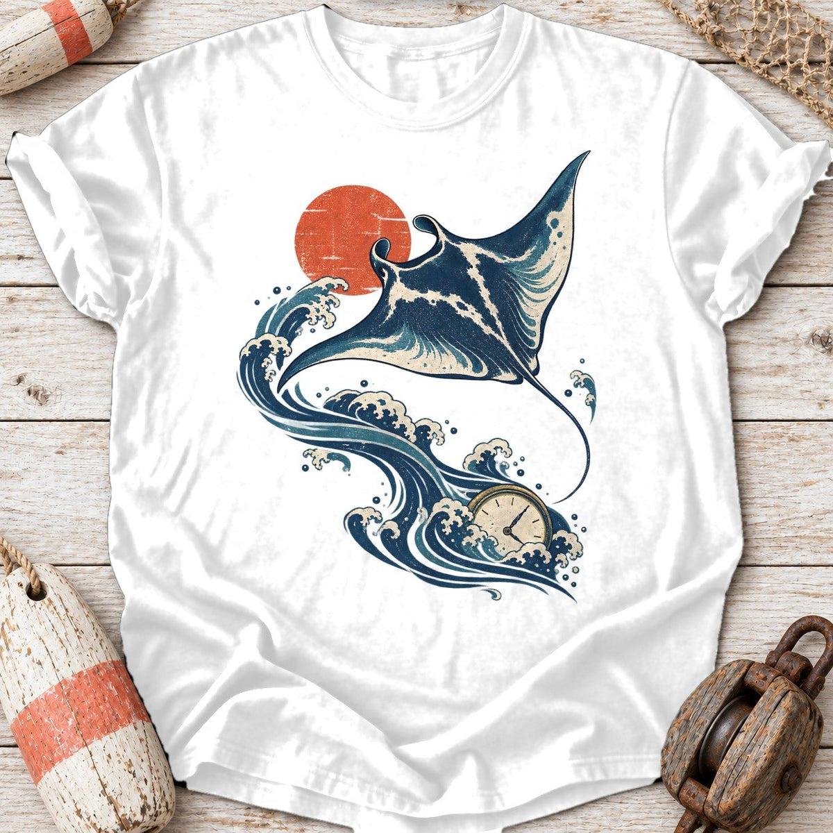 Manta Ray & Pocket Watch