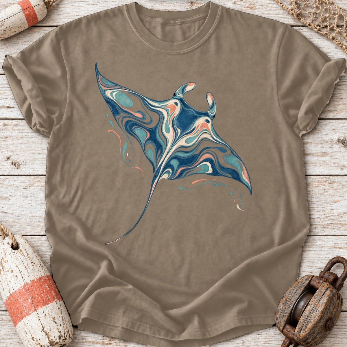 Marbled Manta Ray