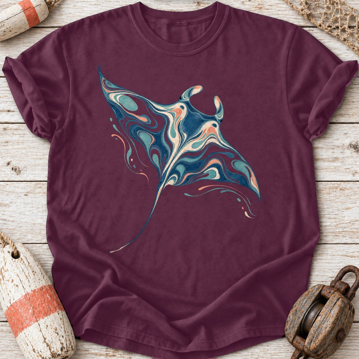Marbled Manta Ray