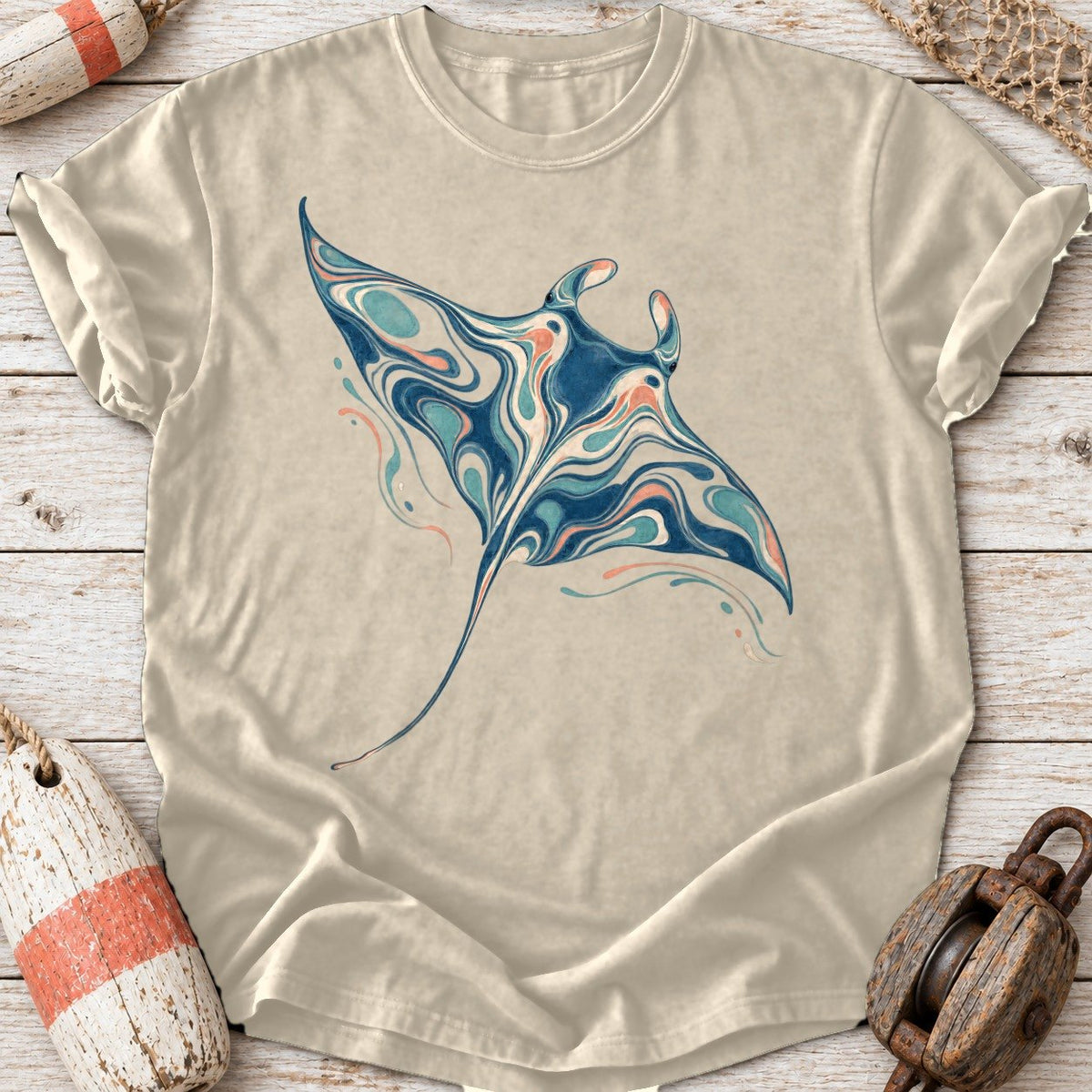 Marbled Manta Ray