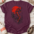 Red Koi Rising Sun