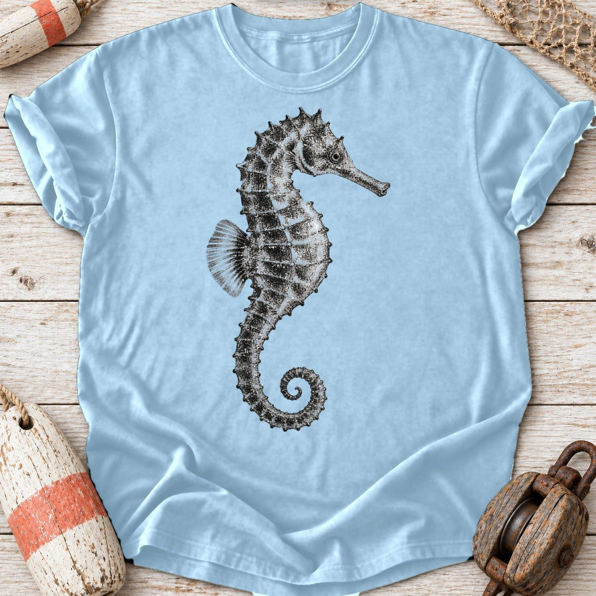 Seahorse Gyotaku