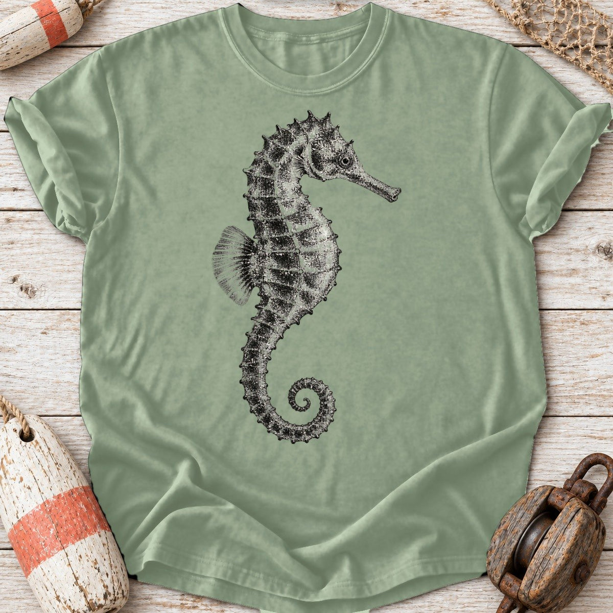 Seahorse Gyotaku