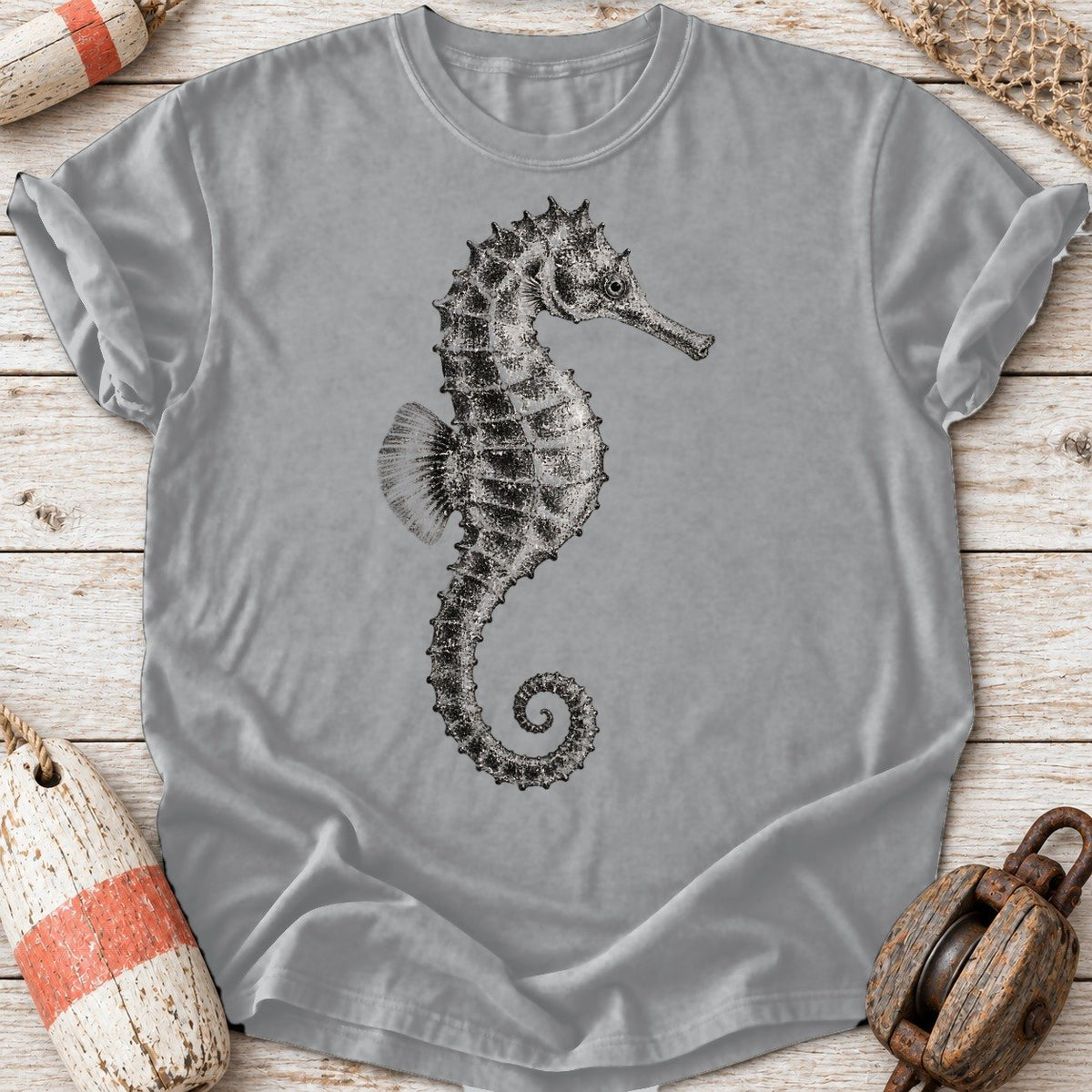 Seahorse Gyotaku