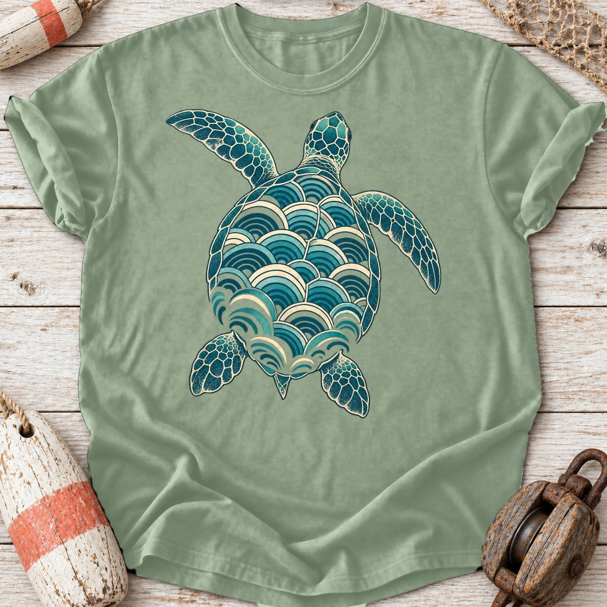Seigaiha Sea Turtle