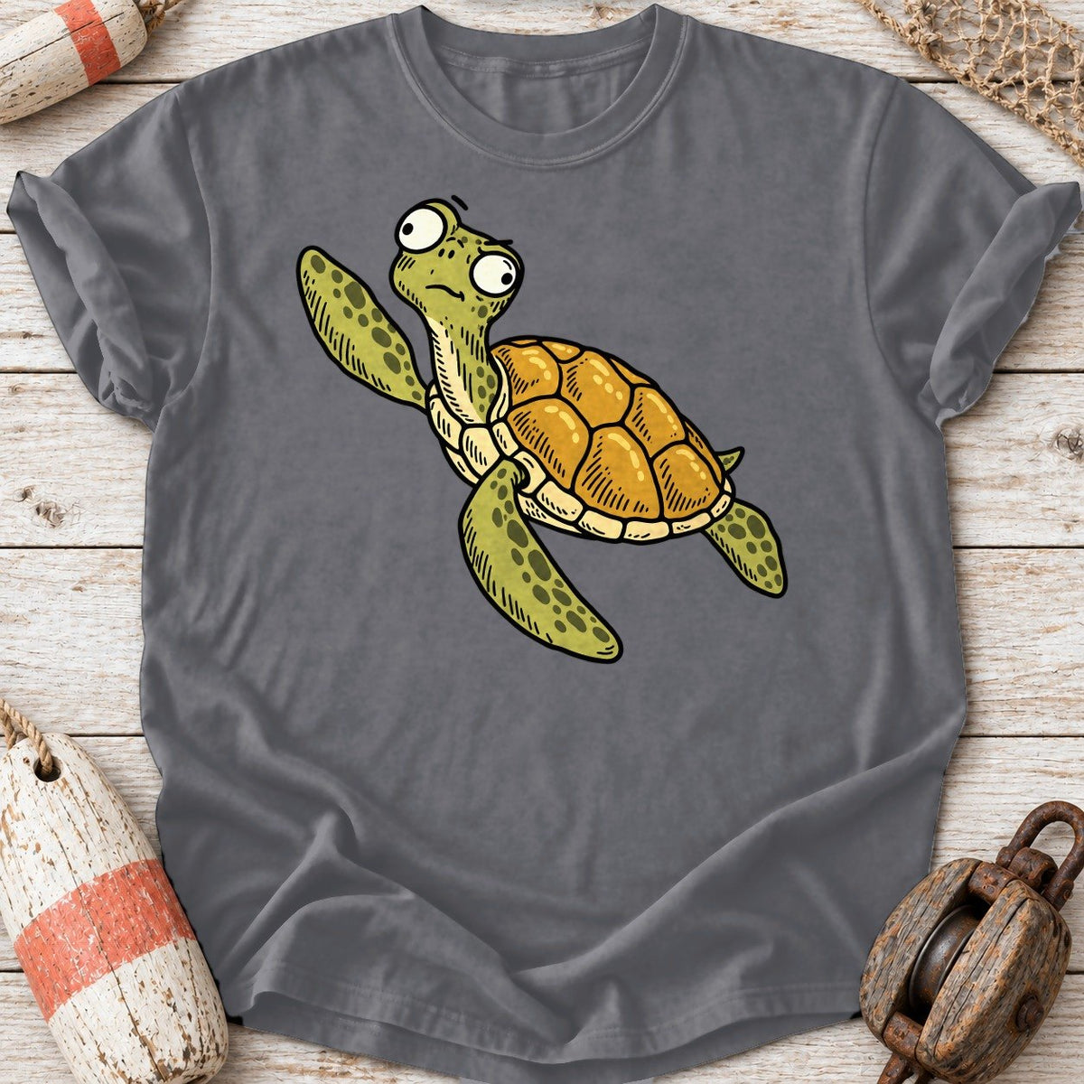 Skeptical Sea Turtle
