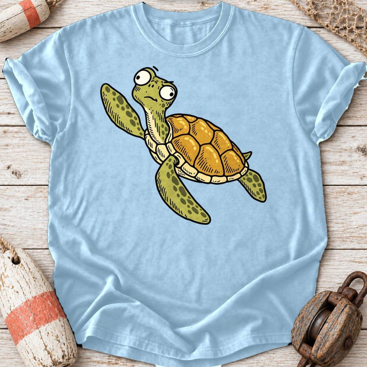 Skeptical Sea Turtle