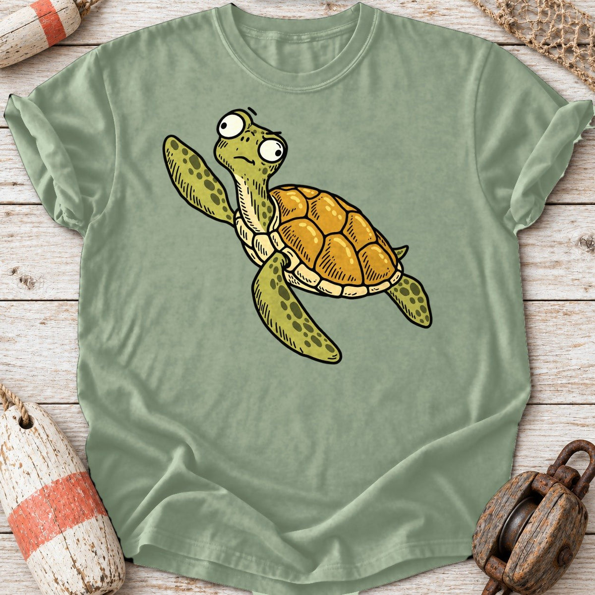 Skeptical Sea Turtle