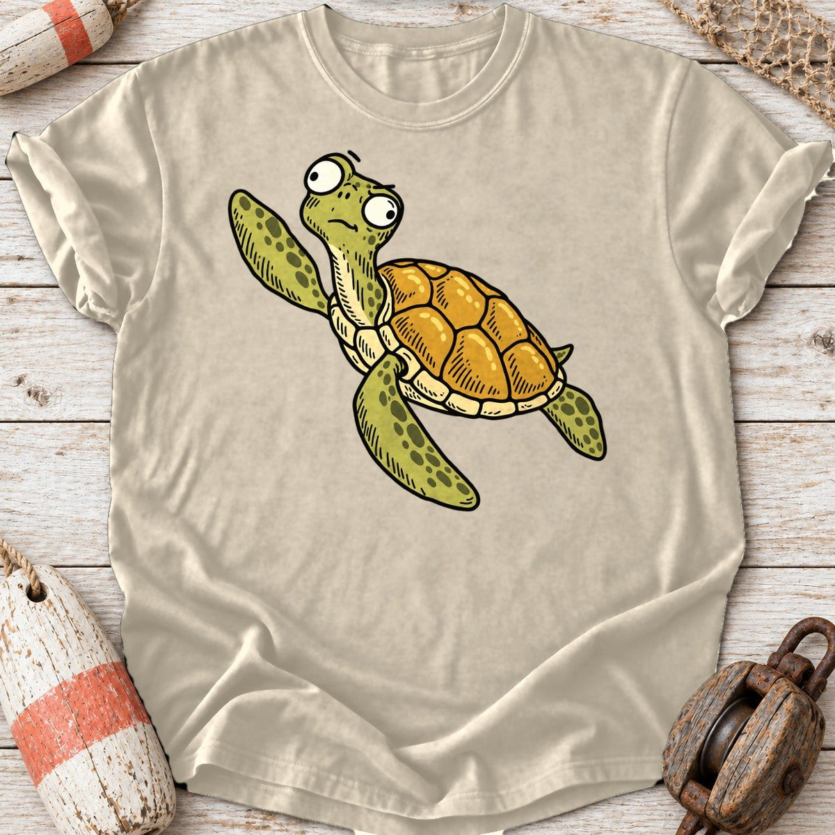 Skeptical Sea Turtle