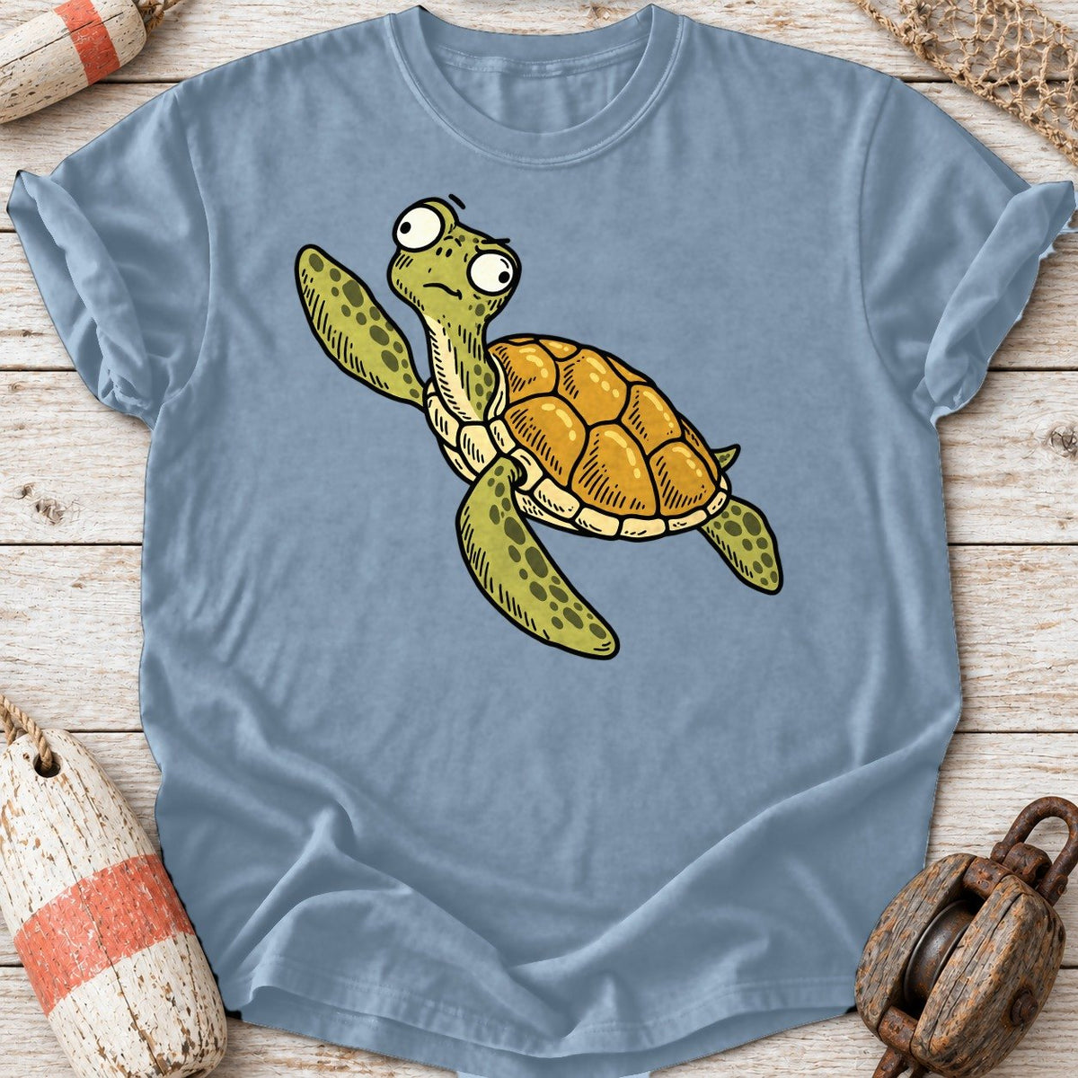 Skeptical Sea Turtle