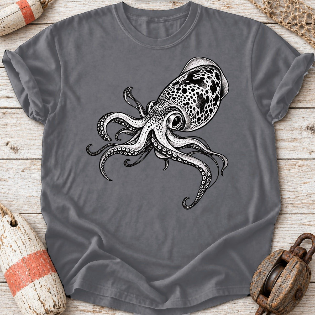 Stippled Ink Squid