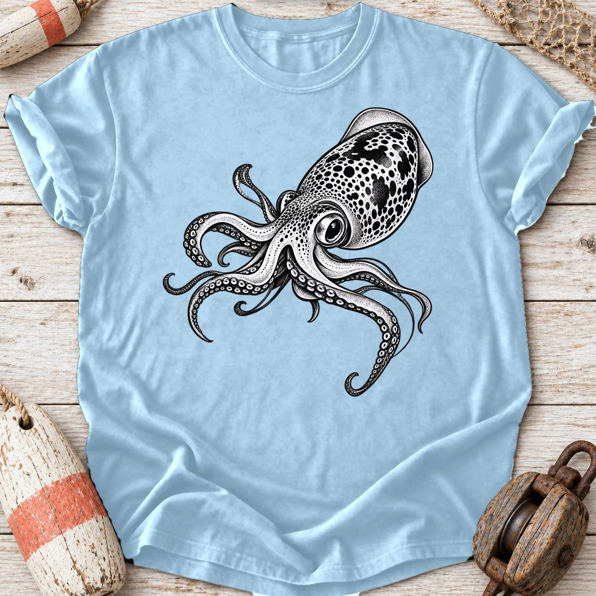 Stippled Ink Squid