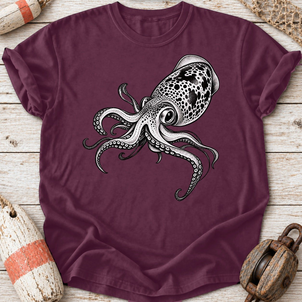 Stippled Ink Squid