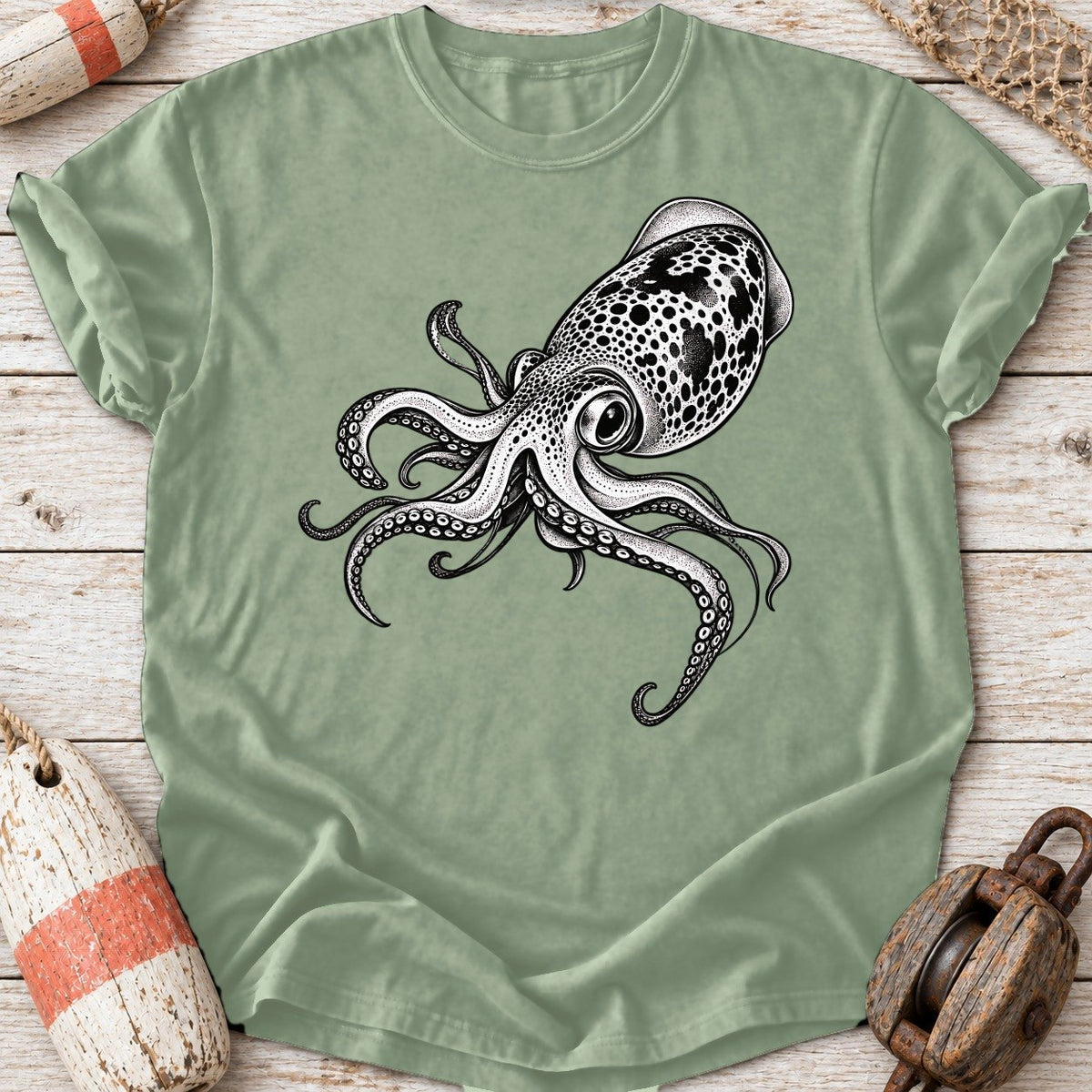 Stippled Ink Squid