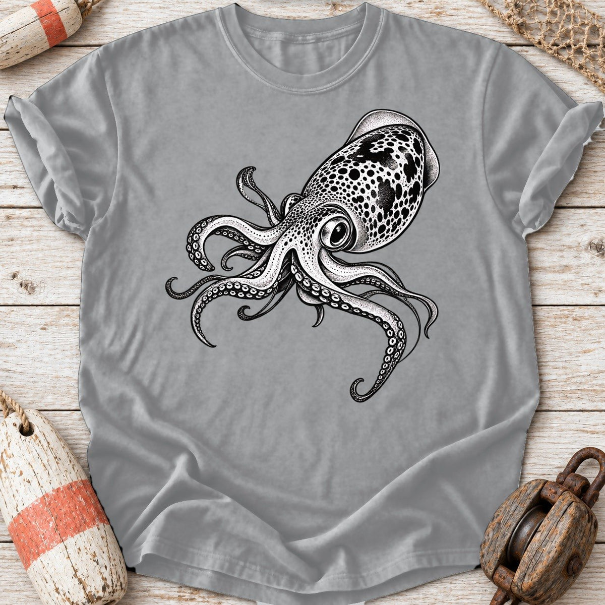 Stippled Ink Squid