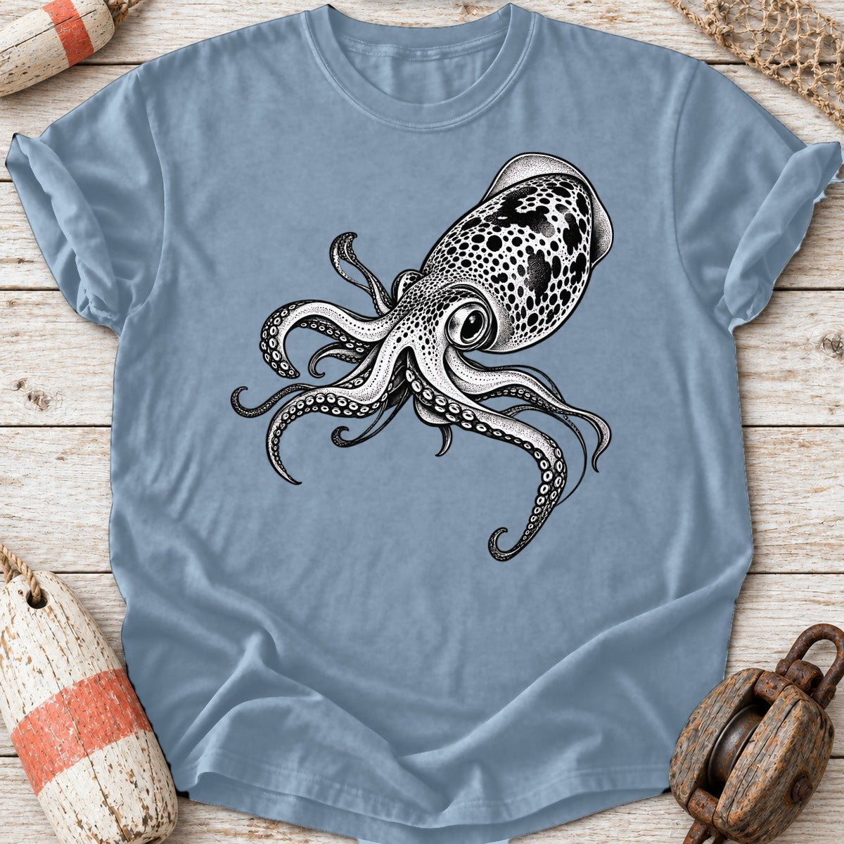 Stippled Ink Squid