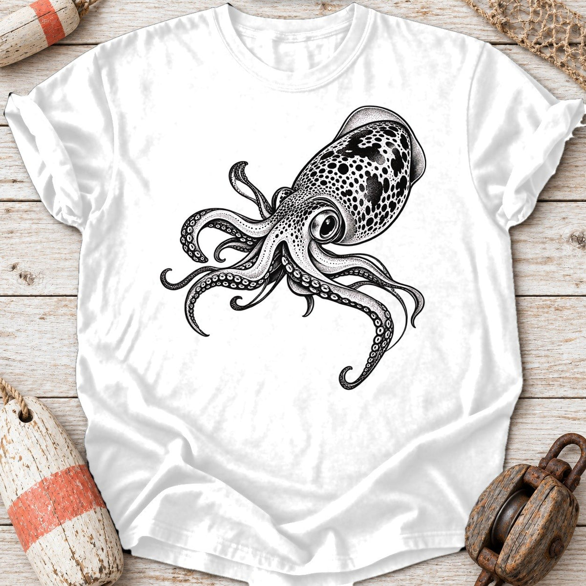 Stippled Ink Squid