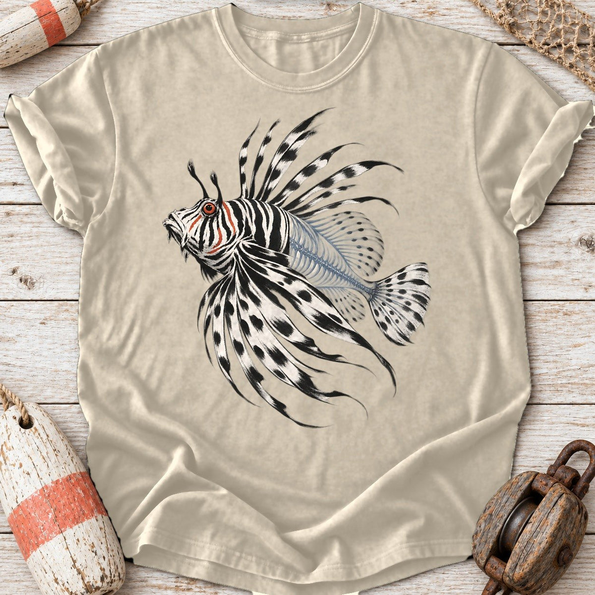 Sumi-e Lionfish