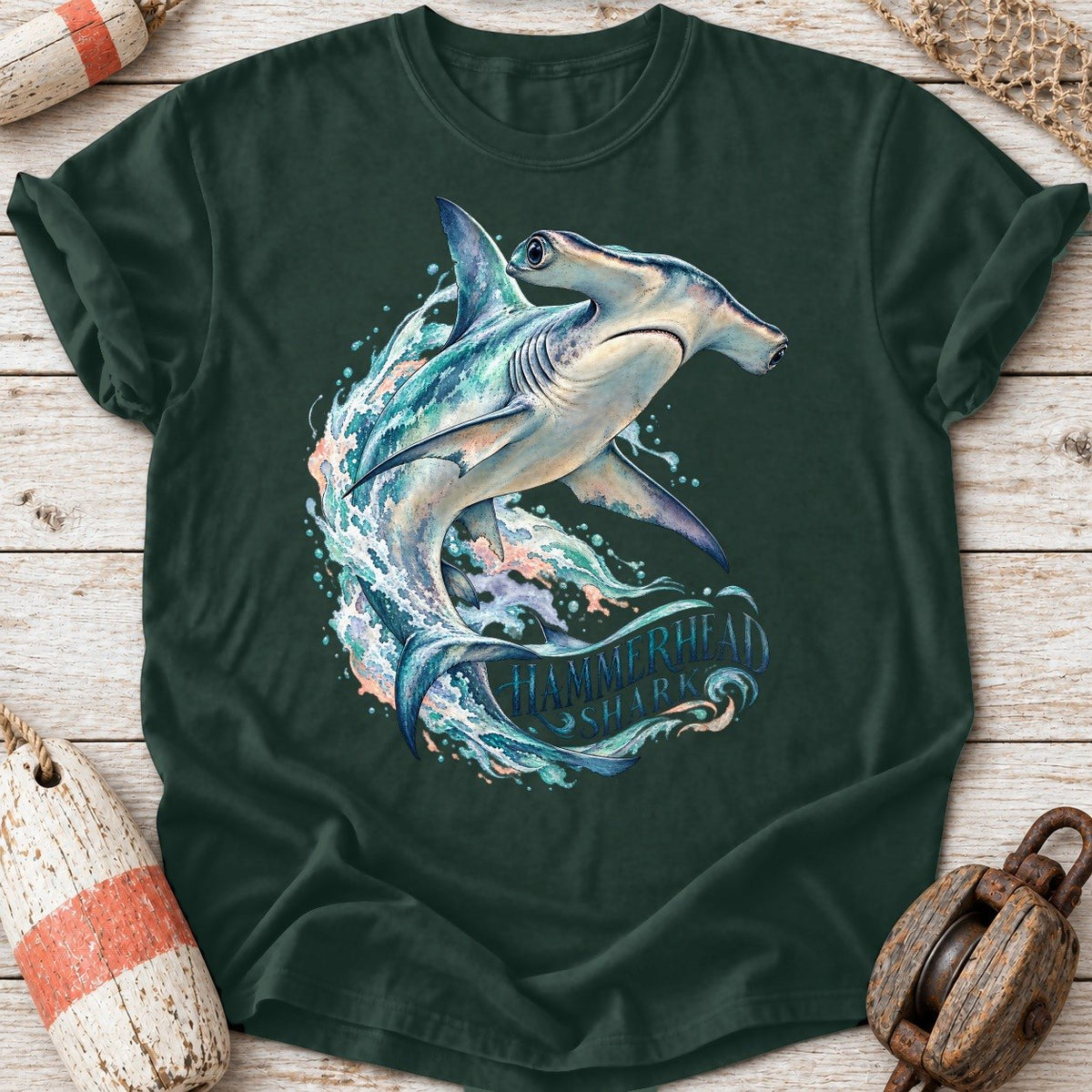 Watercolor Hammerhead